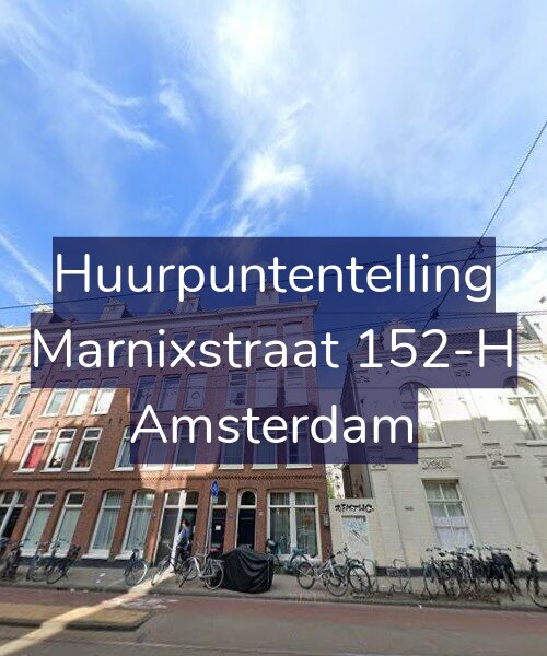 Foto gevel Huurpuntentelling voor Marnixstraat 152-H, Amsterdam