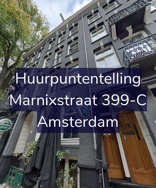Foto gevel Huurpuntentelling voor Marnixstraat 399-C, Amsterdam