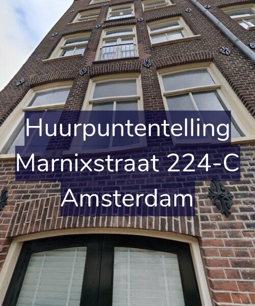 Foto gevel Huurpuntentelling voor Marnixstraat 224-C, Amsterdam