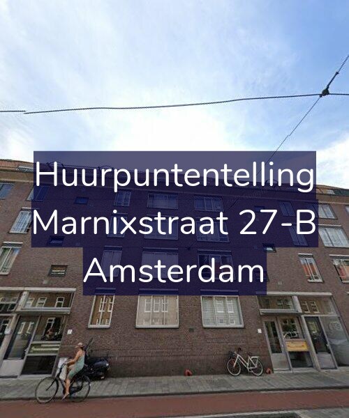 Foto gevel Huurpuntentelling voor Marnixstraat 27-B, Amsterdam