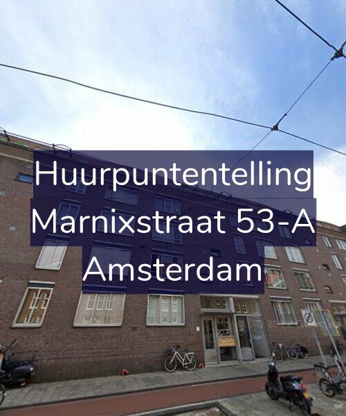 Foto gevel Huurpuntentelling voor Marnixstraat 53-A, Amsterdam