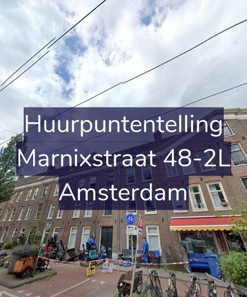 Foto gevel Huurpuntentelling voor Marnixstraat 48-2L, Amsterdam