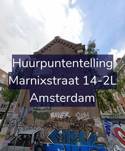Foto gevel Huurpuntentelling voor Marnixstraat 14-2L, Amsterdam