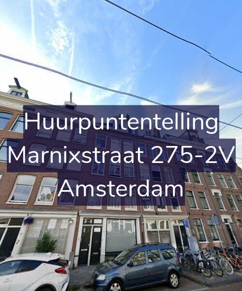 Foto gevel Huurpuntentelling voor Marnixstraat 275-2V, Amsterdam