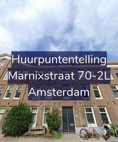 Foto gevel Huurpuntentelling voor Marnixstraat 70-2L, Amsterdam