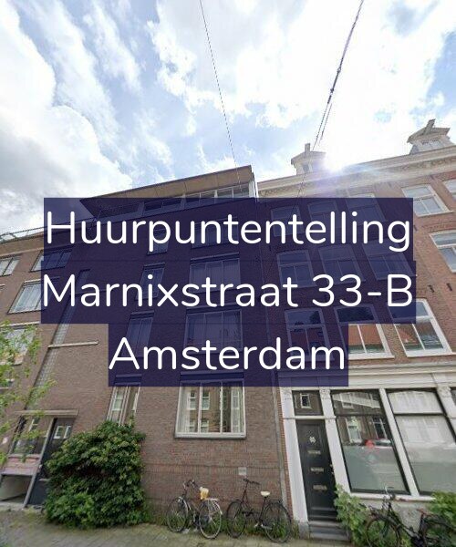Foto gevel Huurpuntentelling voor Marnixstraat 33-B, Amsterdam