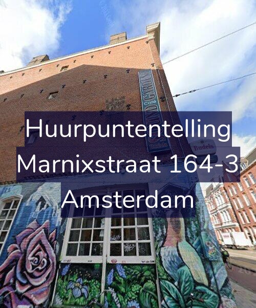 Foto gevel Huurpuntentelling voor Marnixstraat 164-3, Amsterdam