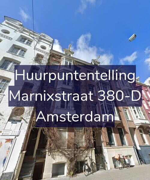 Foto gevel Huurpuntentelling voor Marnixstraat 380-D, Amsterdam
