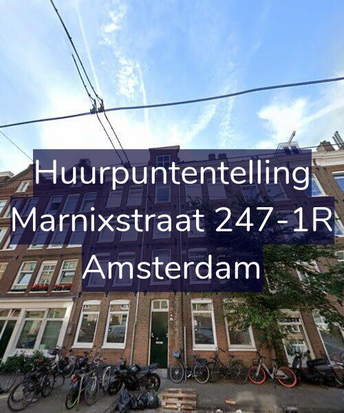Foto gevel Huurpuntentelling voor Marnixstraat 247-1R, Amsterdam