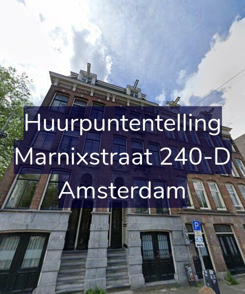 Foto gevel Huurpuntentelling voor Marnixstraat 240-D, Amsterdam