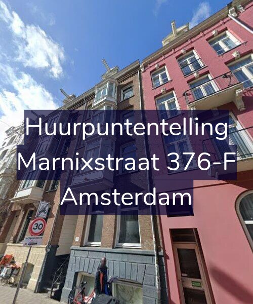Foto gevel Huurpuntentelling voor Marnixstraat 376-F, Amsterdam