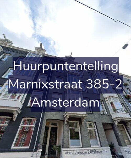Foto gevel Huurpuntentelling voor Marnixstraat 385-2, Amsterdam
