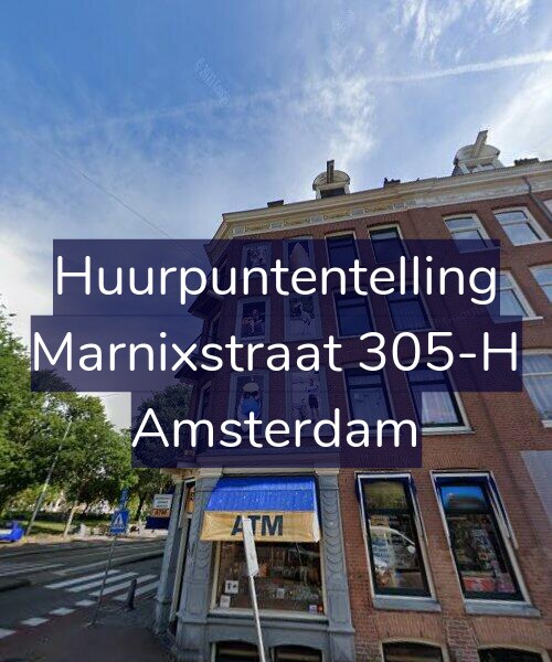 Foto gevel Huurpuntentelling voor Marnixstraat 305-H, Amsterdam
