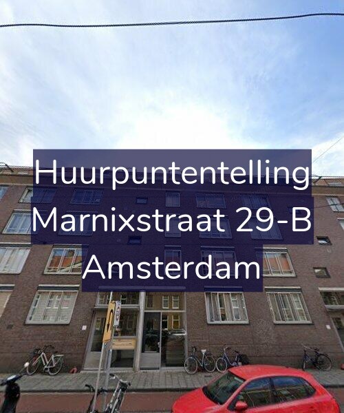 Foto gevel Huurpuntentelling voor Marnixstraat 29-B, Amsterdam