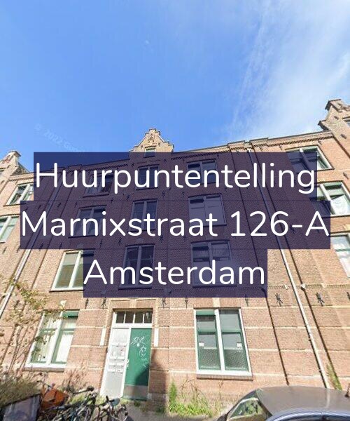 Foto gevel Huurpuntentelling voor Marnixstraat 126-A, Amsterdam