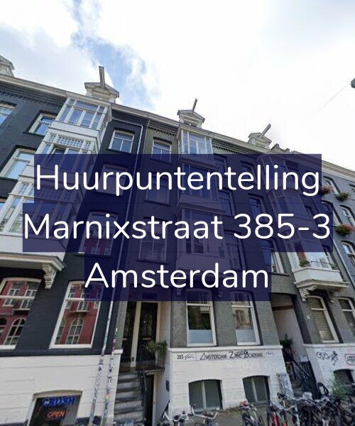 Foto gevel Huurpuntentelling voor Marnixstraat 385-3, Amsterdam
