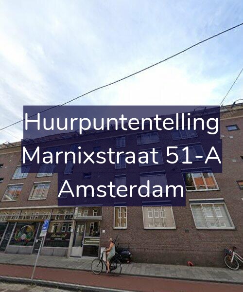 Foto gevel Huurpuntentelling voor Marnixstraat 51-A, Amsterdam