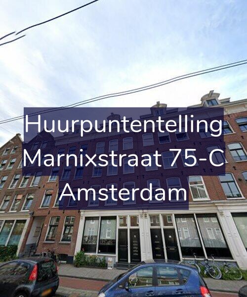Foto gevel Huurpuntentelling voor Marnixstraat 75-C, Amsterdam
