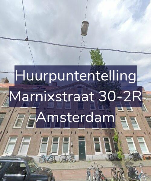 Foto gevel Huurpuntentelling voor Marnixstraat 30-2R, Amsterdam