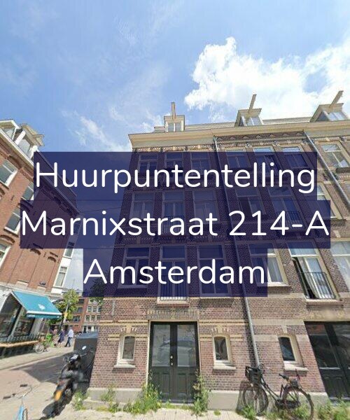 Foto gevel Huurpuntentelling voor Marnixstraat 214-A, Amsterdam