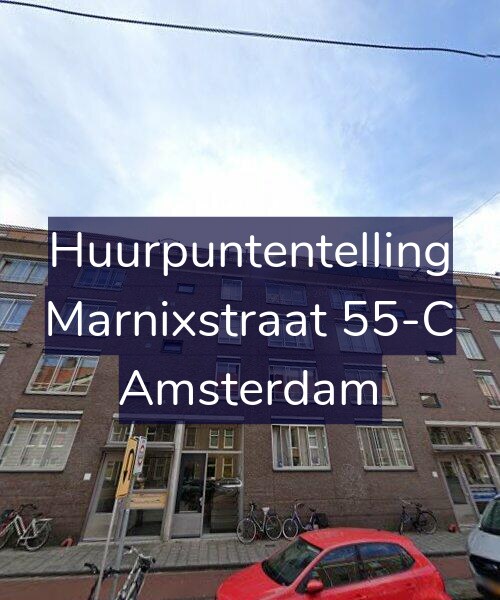 Foto gevel Huurpuntentelling voor Marnixstraat 55-C, Amsterdam