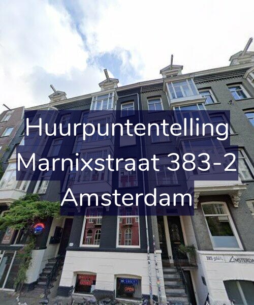 Foto gevel Huurpuntentelling voor Marnixstraat 383-2, Amsterdam