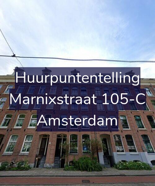 Foto gevel Huurpuntentelling voor Marnixstraat 105-C, Amsterdam