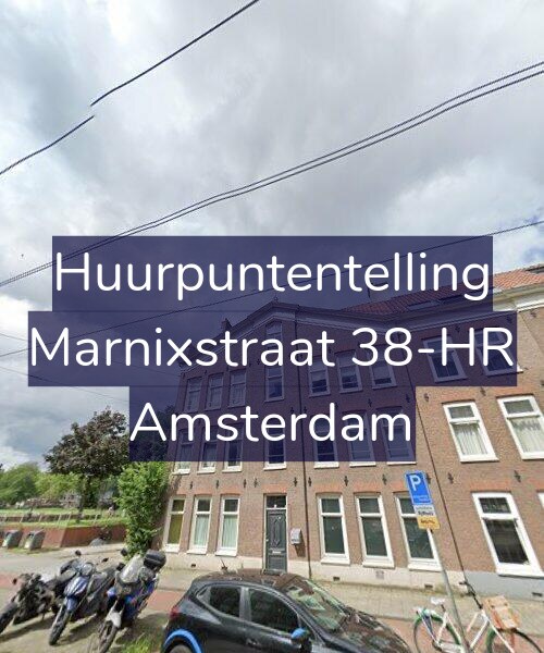 Foto gevel Huurpuntentelling voor Marnixstraat 38-HR, Amsterdam