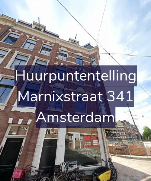 Foto gevel Huurpuntentelling voor Marnixstraat 341, Amsterdam
