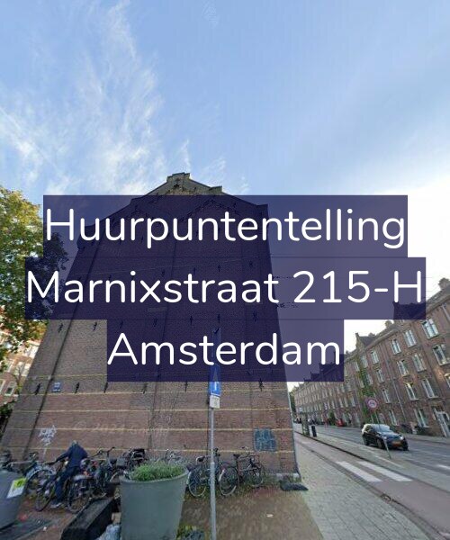 Foto gevel Huurpuntentelling voor Marnixstraat 215-H, Amsterdam
