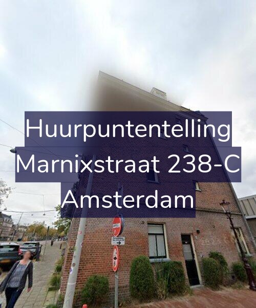 Foto gevel Huurpuntentelling voor Marnixstraat 238-C, Amsterdam