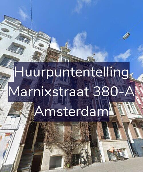 Foto gevel Huurpuntentelling voor Marnixstraat 380-A, Amsterdam