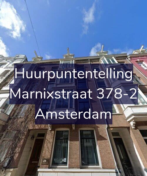 Foto gevel Huurpuntentelling voor Marnixstraat 378-2, Amsterdam