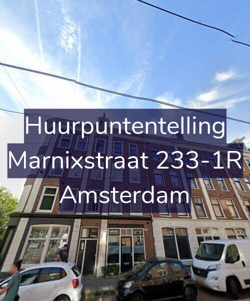 Foto gevel Huurpuntentelling voor Marnixstraat 233-1R, Amsterdam