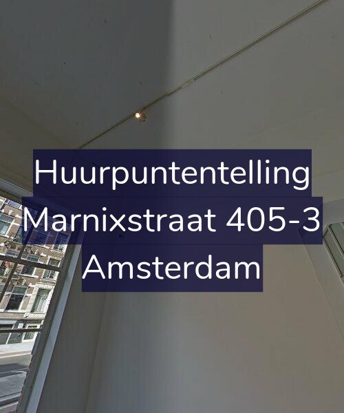 Foto gevel Huurpuntentelling voor Marnixstraat 405-3, Amsterdam