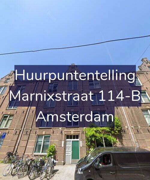 Foto gevel Huurpuntentelling voor Marnixstraat 114-B, Amsterdam