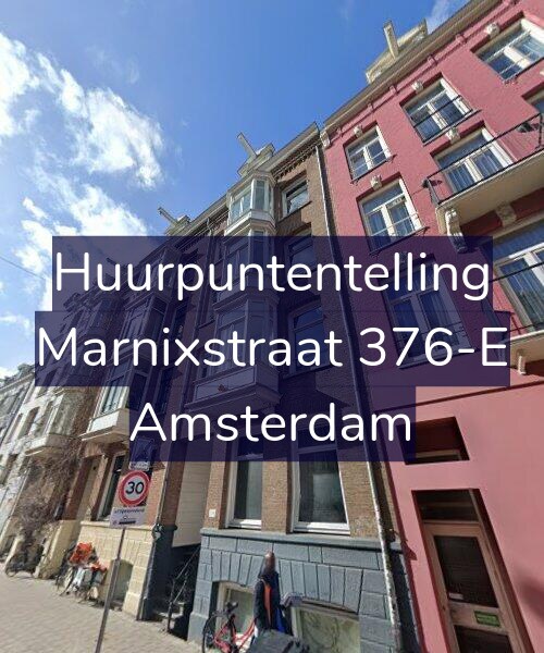 Foto gevel Huurpuntentelling voor Marnixstraat 376-E, Amsterdam