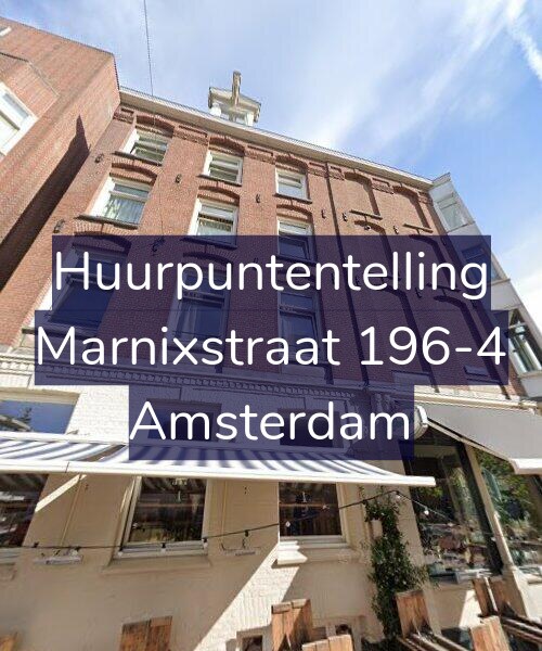 Foto gevel Huurpuntentelling voor Marnixstraat 196-4, Amsterdam