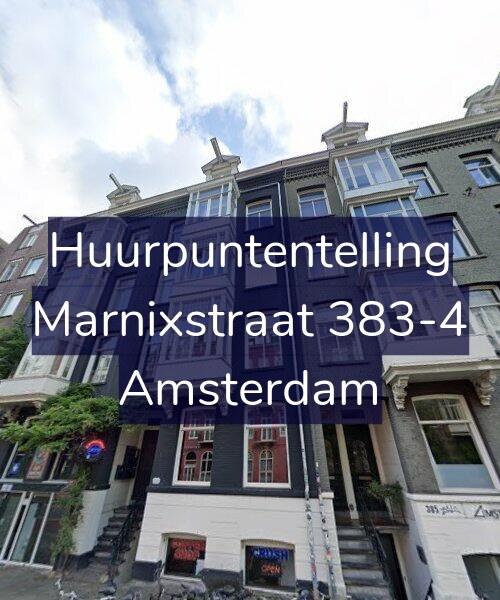 Foto gevel Huurpuntentelling voor Marnixstraat 383-4, Amsterdam