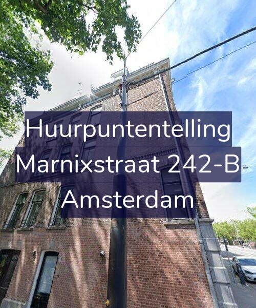 Foto gevel Huurpuntentelling voor Marnixstraat 242-B, Amsterdam