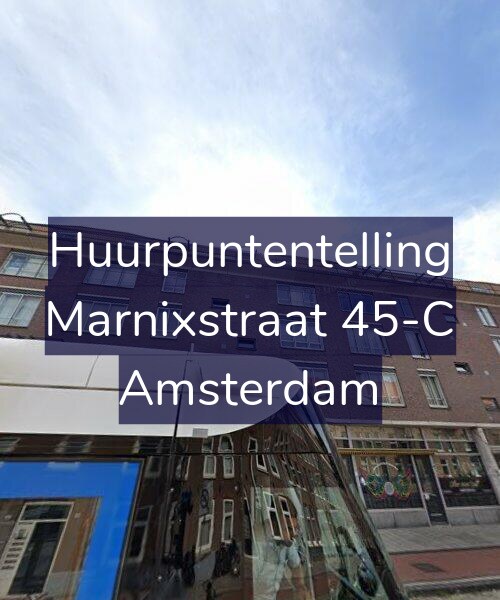 Foto gevel Huurpuntentelling voor Marnixstraat 45-C, Amsterdam
