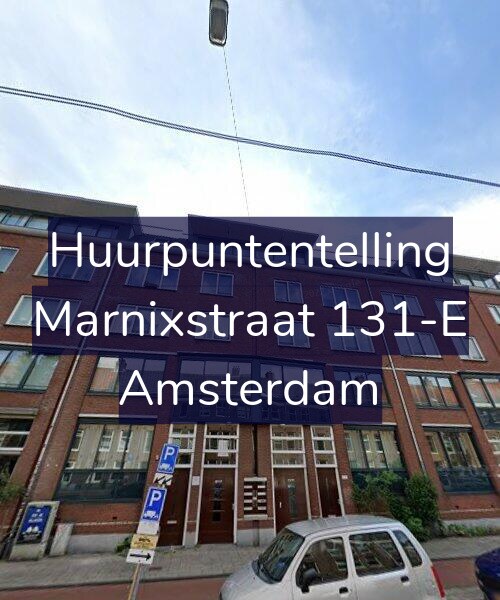 Foto gevel Huurpuntentelling voor Marnixstraat 131-E, Amsterdam