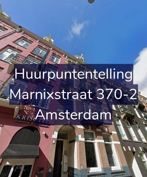 Foto gevel Huurpuntentelling voor Marnixstraat 370-2, Amsterdam