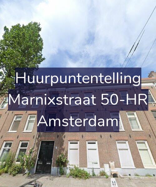 Foto gevel Huurpuntentelling voor Marnixstraat 50-HR, Amsterdam