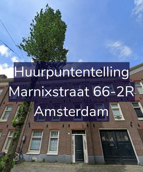 Foto gevel Huurpuntentelling voor Marnixstraat 66-2R, Amsterdam