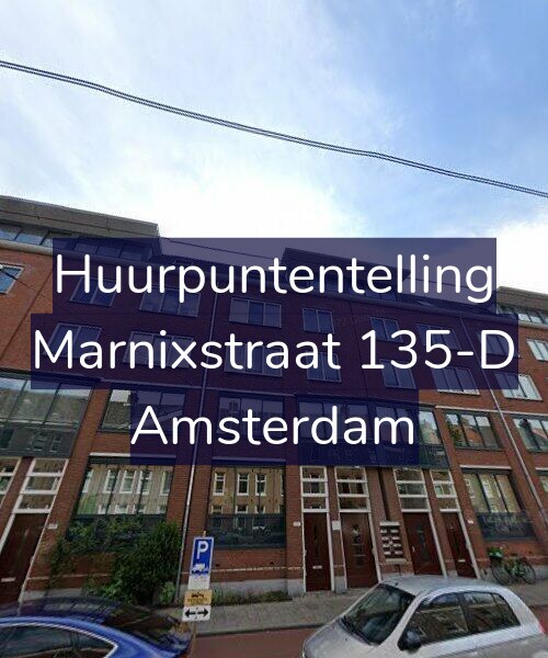 Foto gevel Huurpuntentelling voor Marnixstraat 135-D, Amsterdam