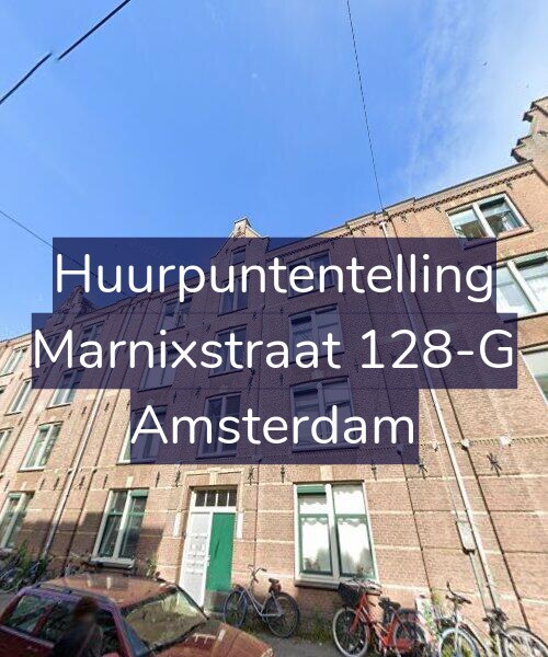 Foto gevel Huurpuntentelling voor Marnixstraat 128-G, Amsterdam