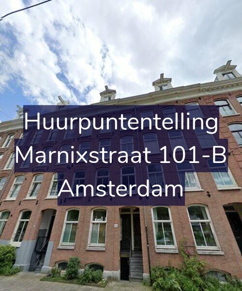 Foto gevel Huurpuntentelling voor Marnixstraat 101-B, Amsterdam