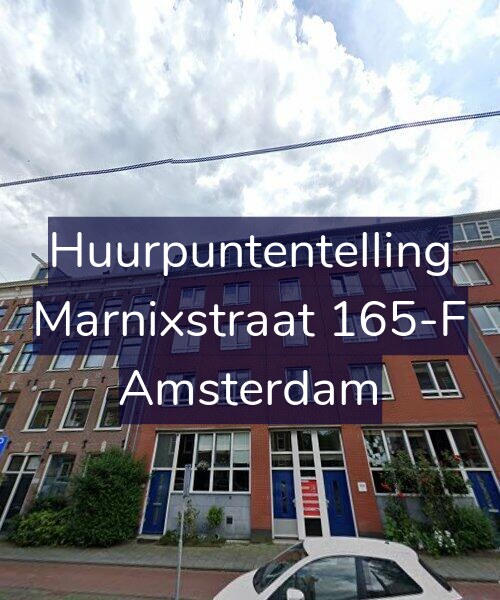 Foto gevel Huurpuntentelling voor Marnixstraat 165-F, Amsterdam