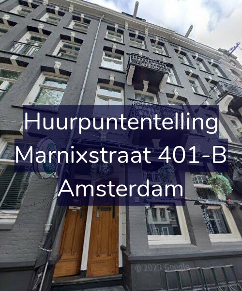 Foto gevel Huurpuntentelling voor Marnixstraat 401-B, Amsterdam